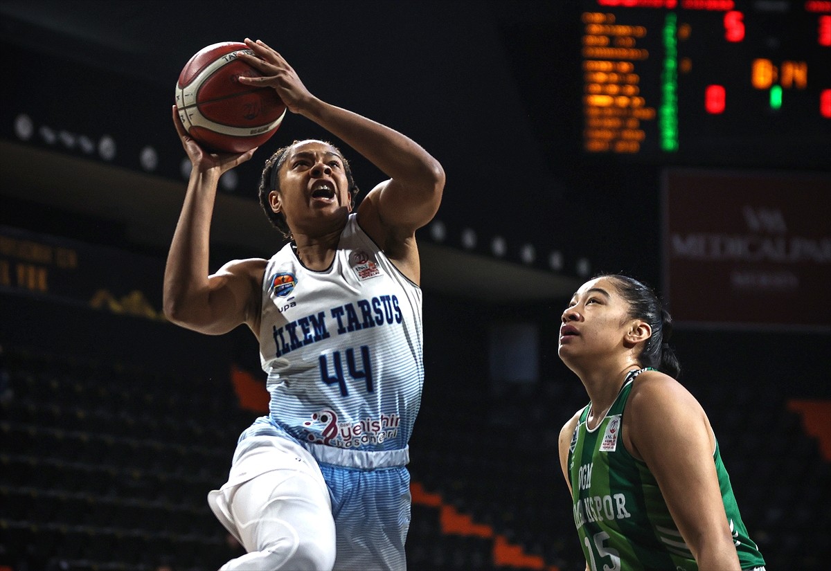 ING Kadınlar Basketbol Süper Ligi'nin 16. haftasında İlkem Yapı Tarsus Spor ile OGM Ormanspor...