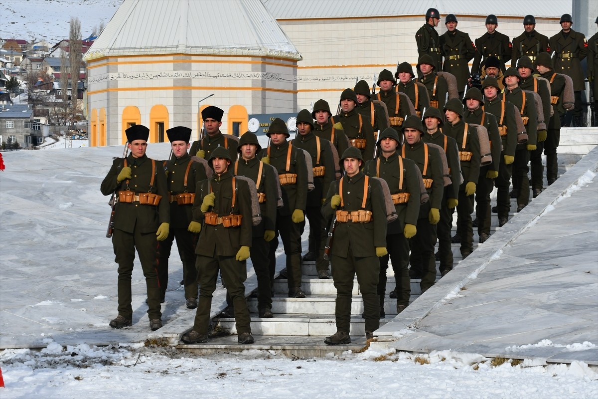 Kars'ın Sarıkamış ilçesinde Sarıkamış Harekatı'nın 110. yılı anma etkinlikleri, düzenlenen...