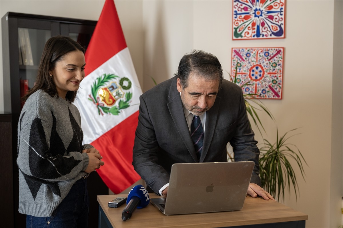Peru'nun Ankara Büyükelçisi Cesar De las Casas, Anadolu Ajansının (AA) gözünden 2024'e damga vuran...