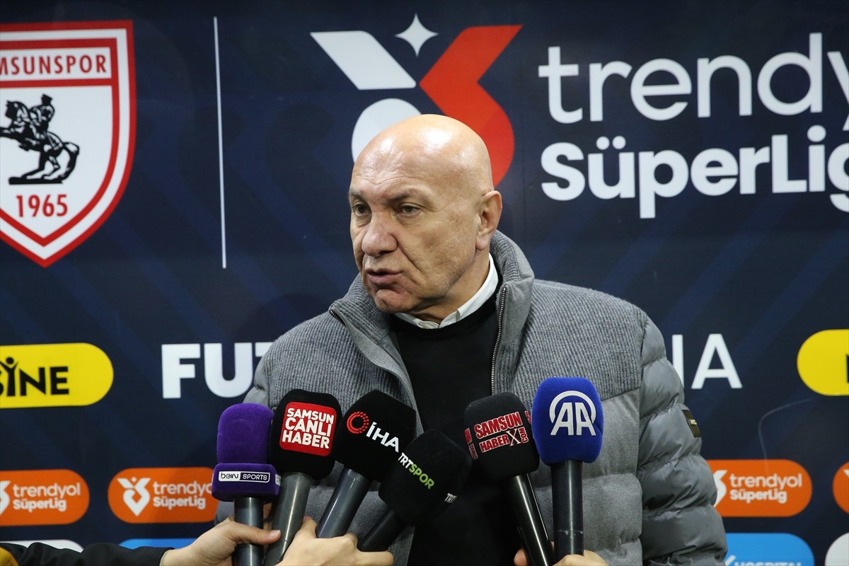 Reeder Samsunspor Kulüp Başkanı Yüksel Yıldırım, 2-1 galip geldikleri Trabzonspor karşılaşmasının...