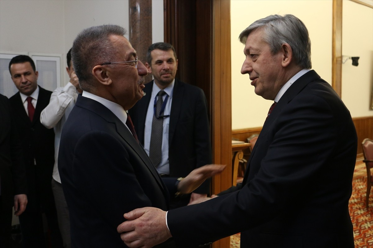 Türkiye Büyük Millet Meclisi (TBMM) Dışişleri Komisyonu Başkanı Fuat Oktay ve beraberindeki heyet...