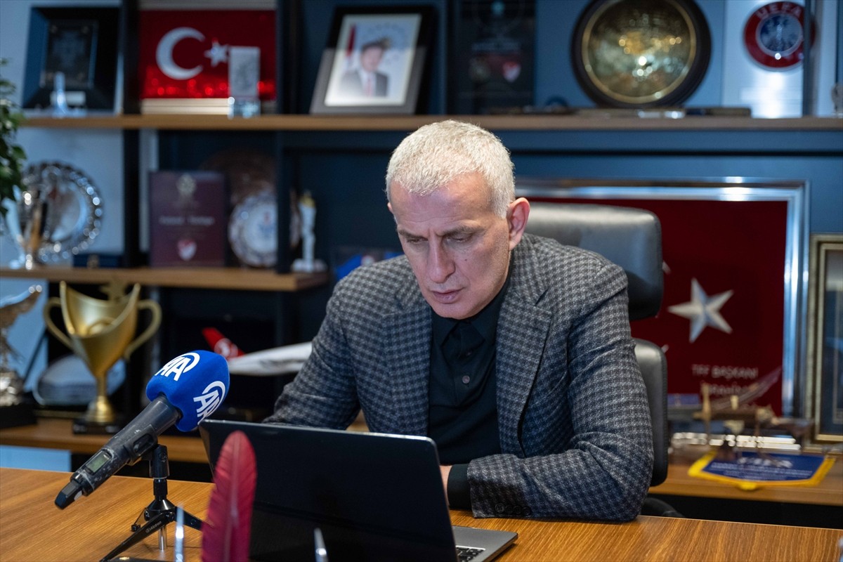 Türkiye Futbol Federasyonu Başkanı (TFF) İbrahim Hacıosmanoğlu, Anadolu Ajansının (AA) gözünden...