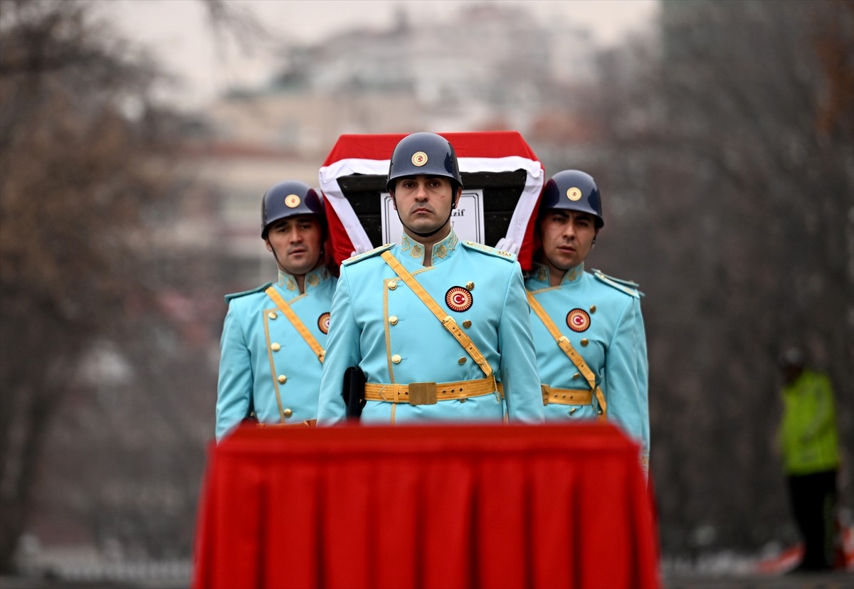 Vefat eden 13. Dönem Konya Milletvekili Mehmet Nazif Kurucu için TBMM’de cenaze tören...