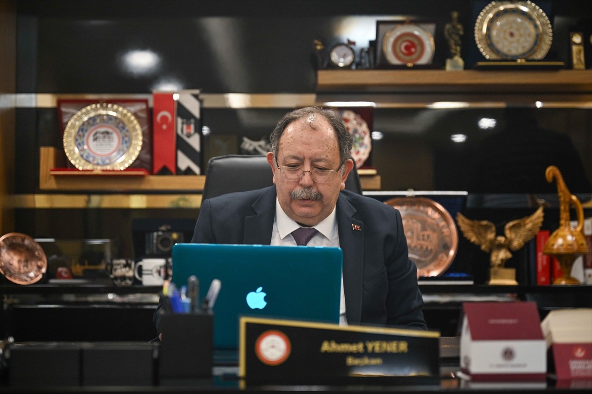 Yüksek Seçim Kurulu (YSK) Başkanı Ahmet Yener, Anadolu Ajansının (AA) gözünden 2024'e damga vuran...