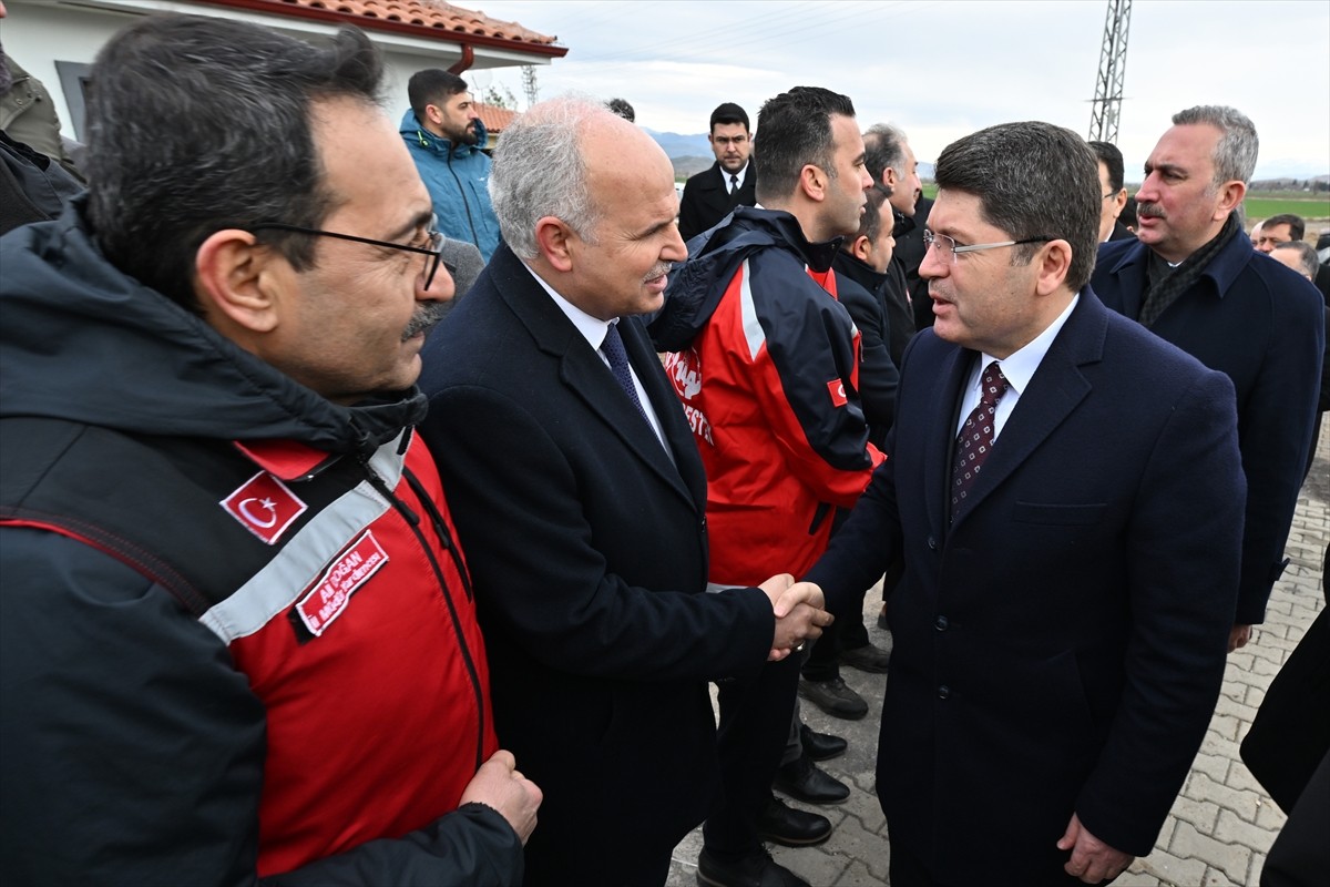 Adalet Bakanı Yılmaz Tunç, 6 Şubat 2023'teki depremin ikinci yıl dönümü anma programları...