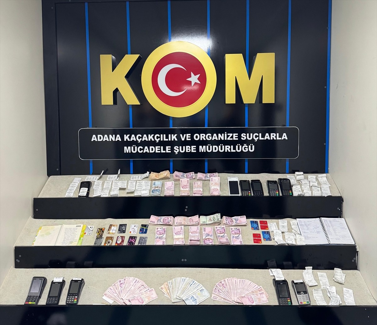 Adana'da tefecilik yaptıkları iddia edilen 12 zanlı gözaltına alındı. Adreslerde 11 POS cihazı...