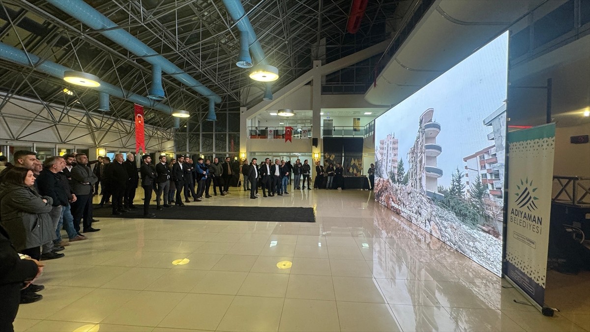 Adıyaman Belediyesi'nin 6 Şubat 2023 depremlerine dikkat çekmek için yürüttüğü proje kapsamında...