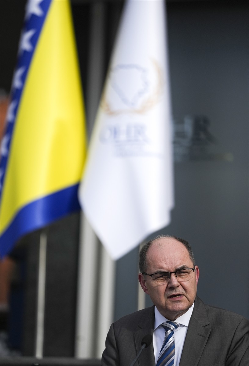 Bosna Hersek Yüksek Temsilcisi Christian Schmidt, Barış Uygulama Konseyinin (PIC) Bosna Hersek'in...