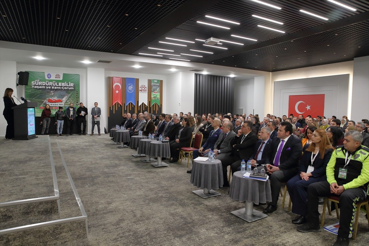 Çorum'da, "Sürdürülebilir Yaşam ve Kent: Çorum" çalıştayı gerçekleştirildi. 