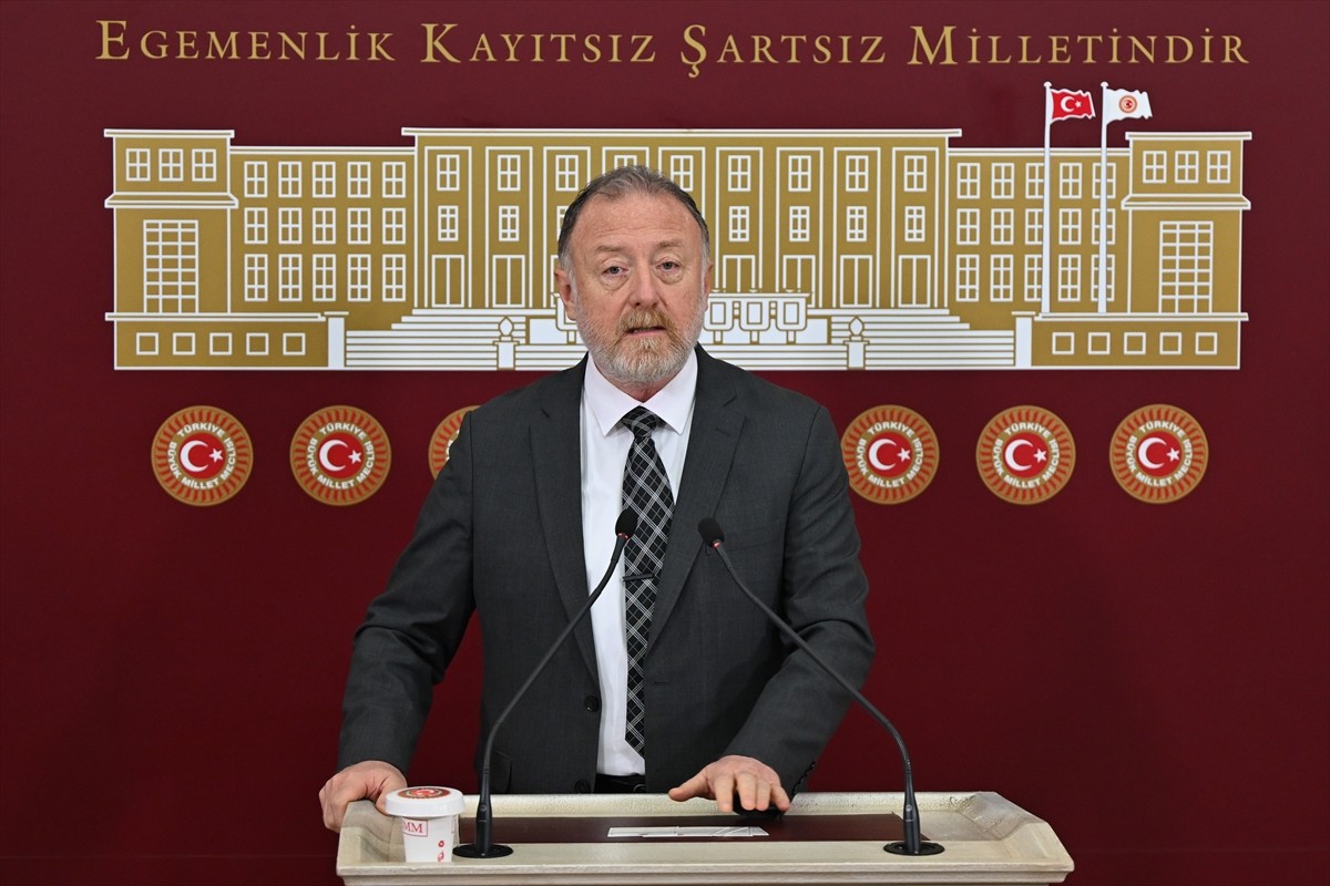 DEM Parti Grup Başkanvekili Sezai Temelli, TBMM'de basın toplantısı düzenledi.