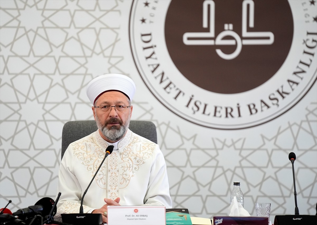 Diyanet İşleri Başkanı Ali Erbaş, Diyanet İşleri Başkanlığı (DİB) Diyanet Akademisi'nde...