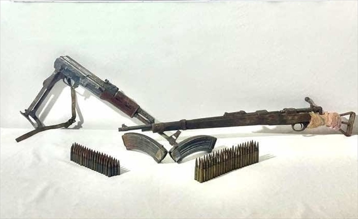 Diyarbakır'ın Kocaköy ilçesinde düzenlenen operasyonda 2 uzun namlulu silah ele geçirildi...