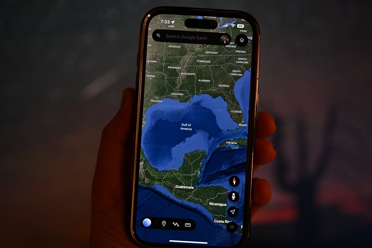 Google, ABD Başkanı Donald Trump'ın talimatına uyarak, "Meksika Körfezi" ismini ABD'deki harita...