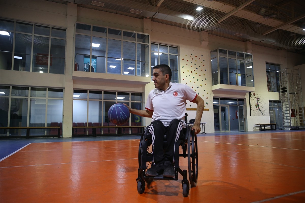 Hatay'da 6 Şubat 2023'teki depremlerin ardından Tekerlekli Sandalye Basketbol 1. Ligi'nde mücadele...