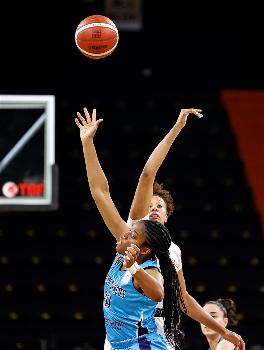ING Kadınlar Basketbol Süper Ligi'nin 21. haftasında ÇİMSA ÇBK Mersin ile İlkem Yapı Tarsus Spor...