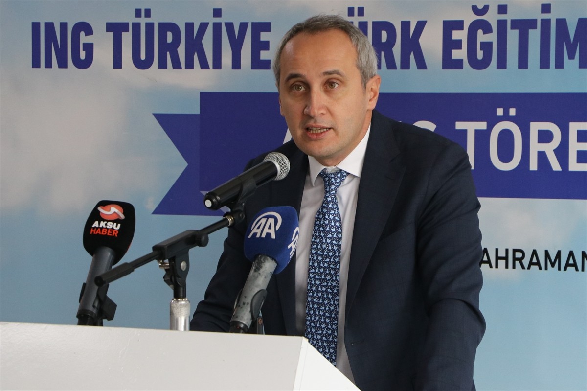 ING Türkiye'nin, Türk Eğitim Vakfı (TEV) iş birliğiyle Kahramanmaraş'ta inşa ettiği anaokulu...