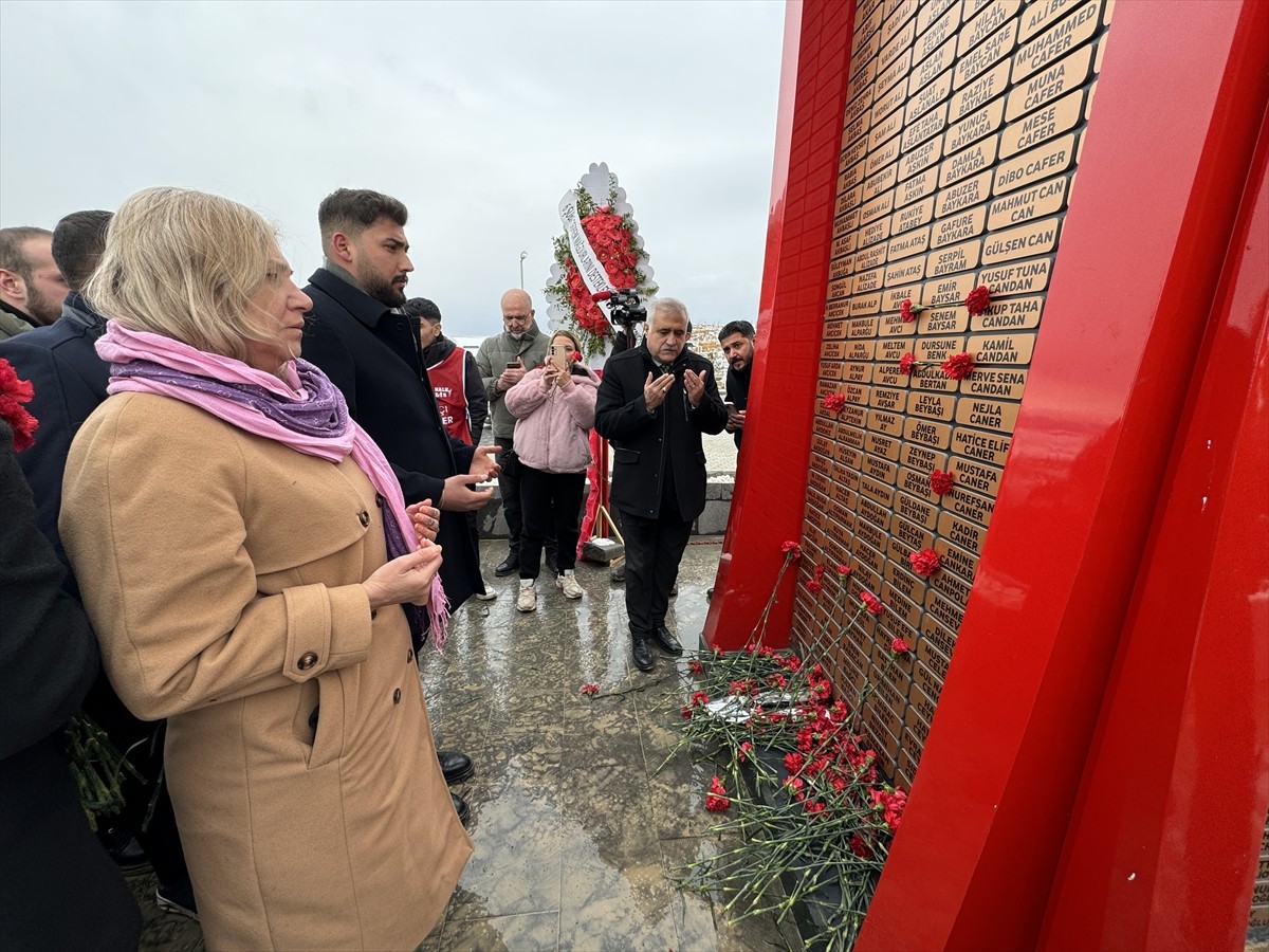 Kahramanmaraş merkezli 6 Şubat 2023'te meydana gelen depremlerin 2. yıl dönümünde Malatya Şehir...