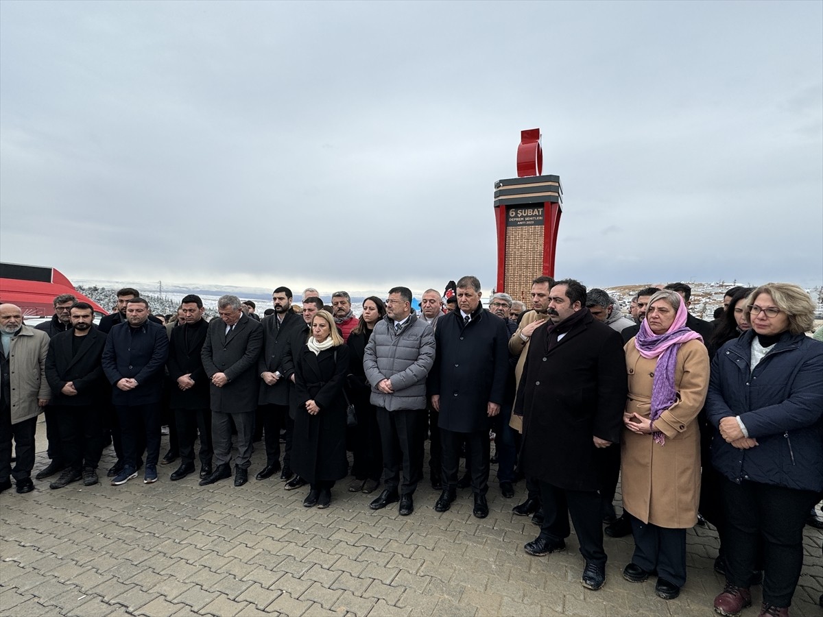 Kahramanmaraş merkezli 6 Şubat 2023'te meydana gelen depremlerin 2. yıl dönümünde Malatya Şehir...