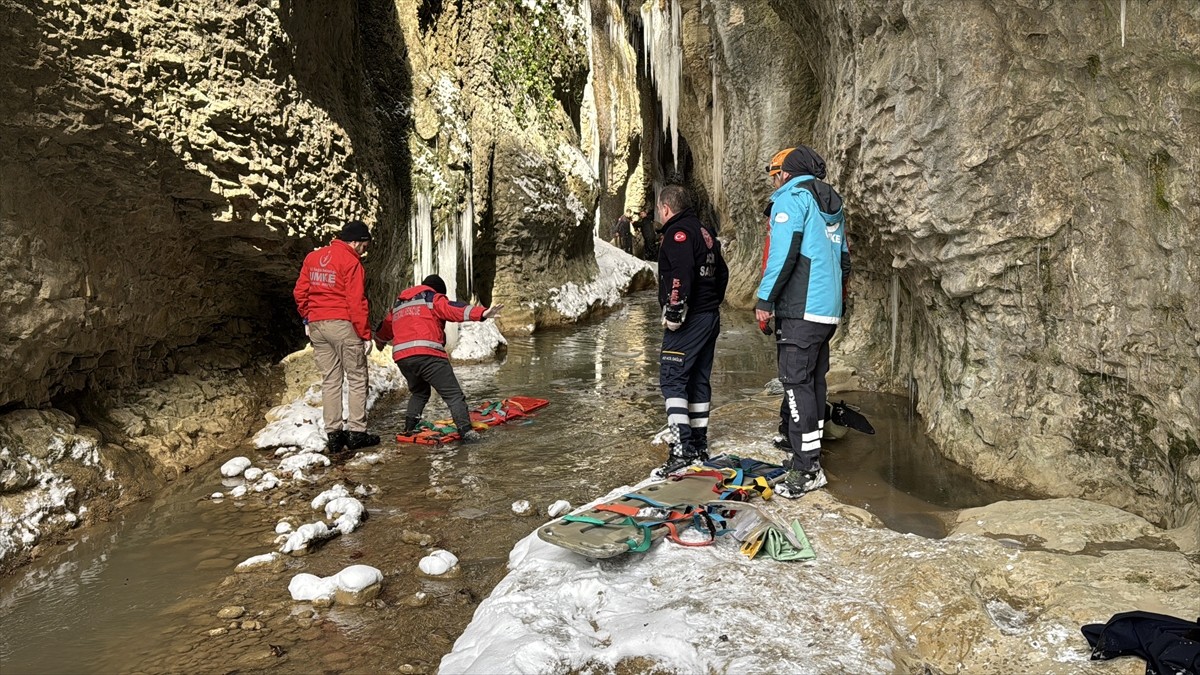 Karabük'ün Safranbolu ilçesinde kanyona devrilen otomobildeki 3 kişi hastaneye kaldırıldı.