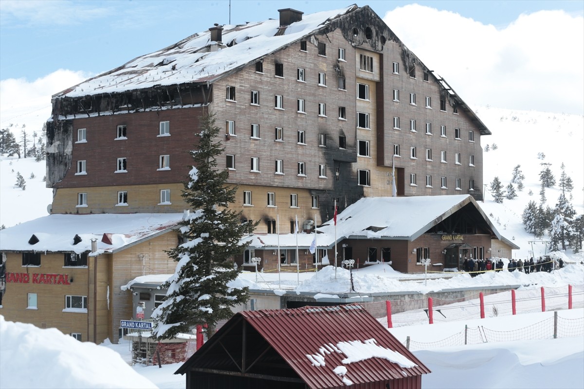 Kartalkaya Kayak Merkezi'ndeki Grand Kartal Otel'de 21 Ocak'ta meydana gelen yangın faciasının tüm...