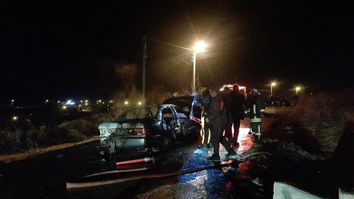  Konya'nın Bozkır ilçesinde meydana gelen trafik kazasında 1 kişi öldü, 2 kişi yaralandı.