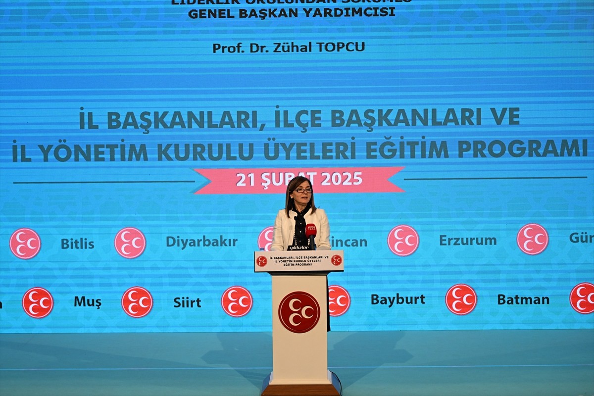 MHP Genel Merkezi Gün Sazak Konferans Salonu'nda, "İl Başkanları, İlçe Başkanları ve İl Yönetim...