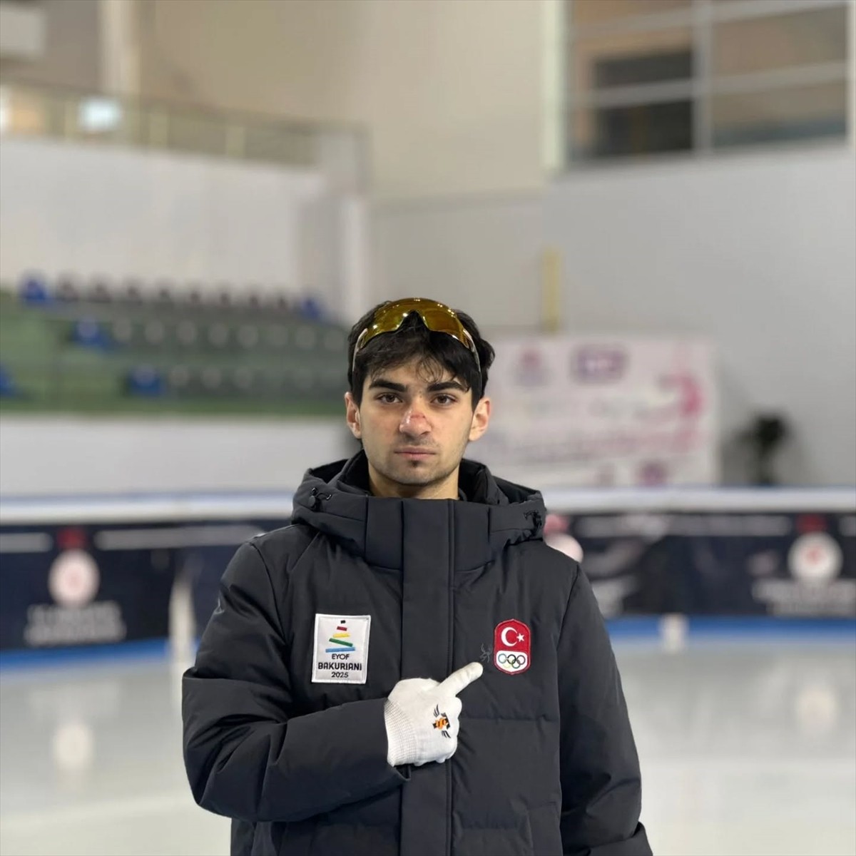 Milli patenci Berat Efe Dal, Gürcistan'ın Bakuriani kentinde düzenlenen 2025 Avrupa Gençlik...