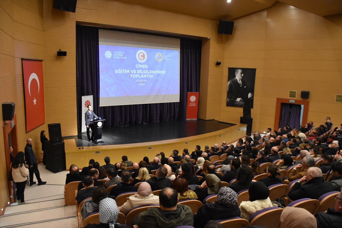 Ordu'da, Cumhurbaşkanlığı İletişim Merkezi (CİMER) Eğitim ve Bilgilendirme Toplantısı...