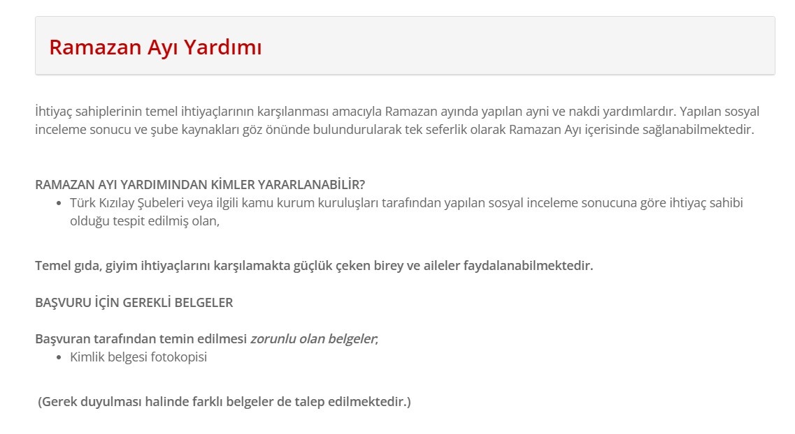 Ramazan ayı öncesi Kızılay’dan dev destek! O kişilere direkt verilecek  