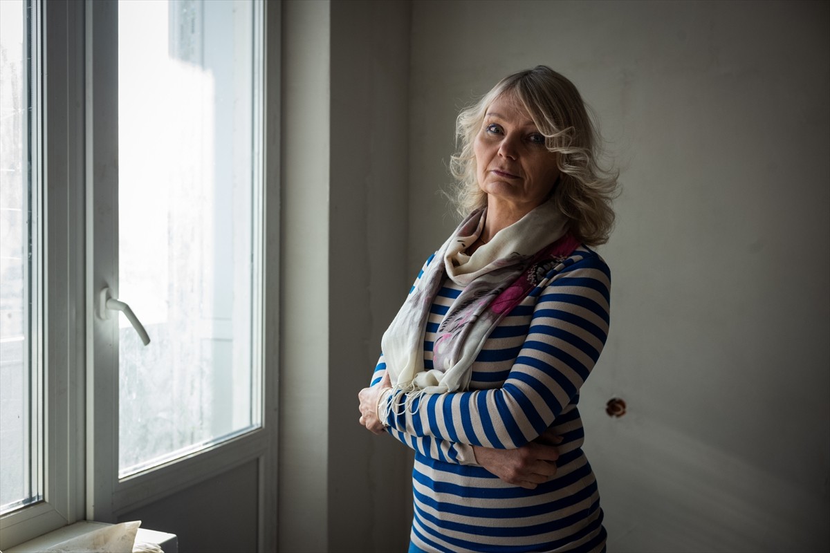 Rusya-Ukrayna Savaşı'nın başladığı 24 Şubat 2022'de Anadolu Ajansı (AA) foto muhabiri Wolfgang...