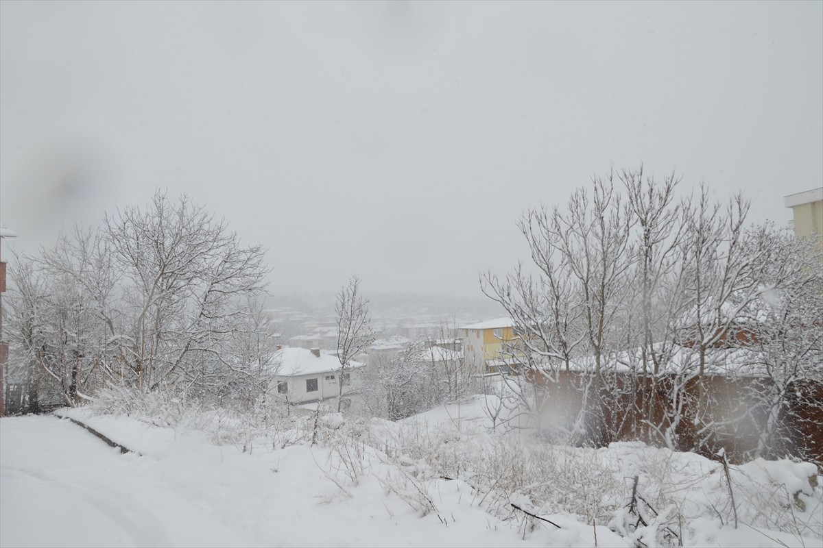 Samsun'un Havza ilçesinde kar yağışı, aralıklarla devam ediyor. İlçe merkezinde 10 santimetreyi...