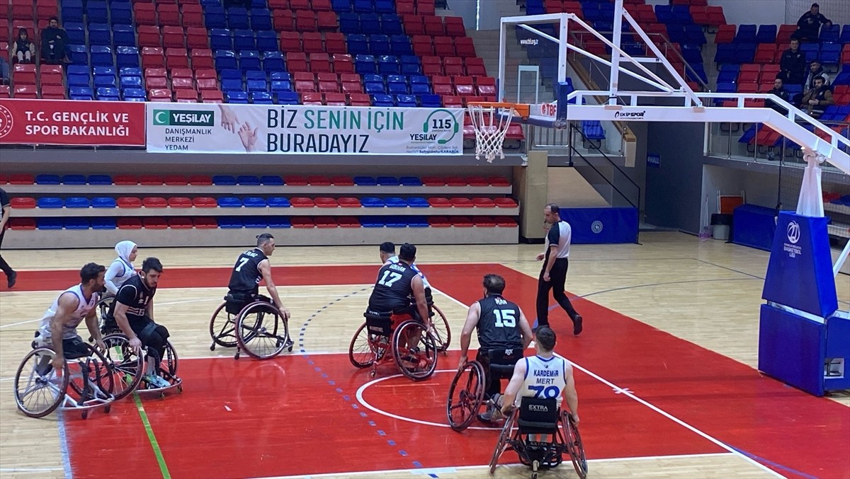 Tekerlekli Sandalye Basketbol Süper Ligi B Grubu 14. hafta mücadelesinde Beşiktaş, konuk olduğu...