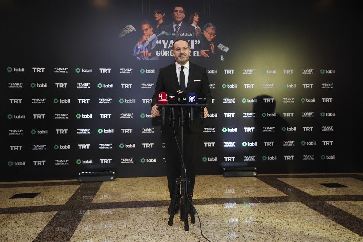 TRT Genel Müdürü Mehmet Zahid Sobacı, TRT Tabii'nin yeni dizisi "Yankı" Görünmez El'in Haliç...