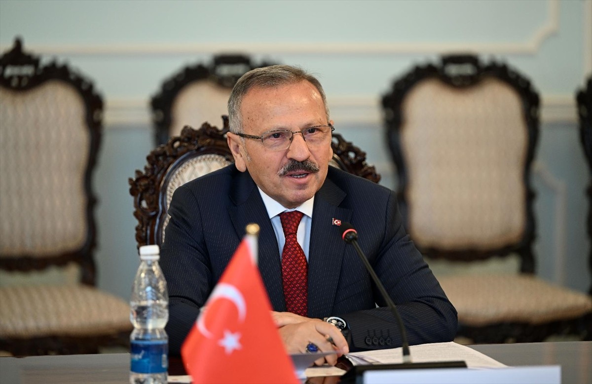 Türkiye-Kırgızistan Parlamentolar Arası Dostluk Grubu üyeleri, Kırgızistan'ın başkenti Bişkek'te...