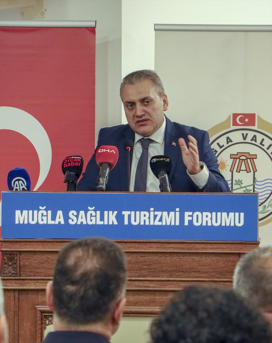 Uluslararası Sağlık Hizmetleri AŞ (USHAŞ) Genel Müdürü Behlül Ünver, Bodrum ilçesinde bir otelde...