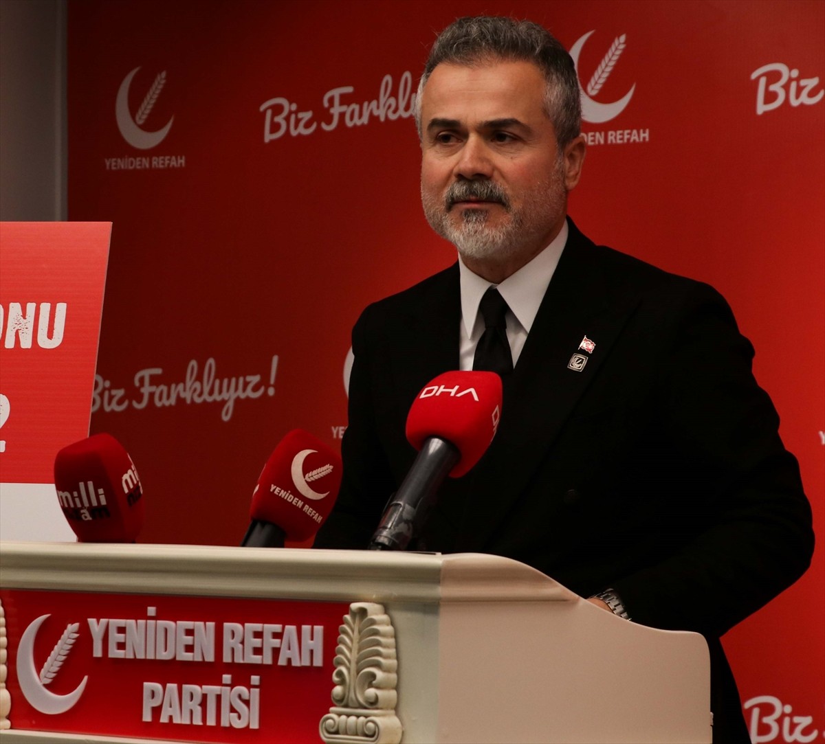 Yeniden Refah Partisi Genel Başkan Yardımcısı Suat Kılıç, partisinin Merkez Yürütme Kurulu (MYK)...