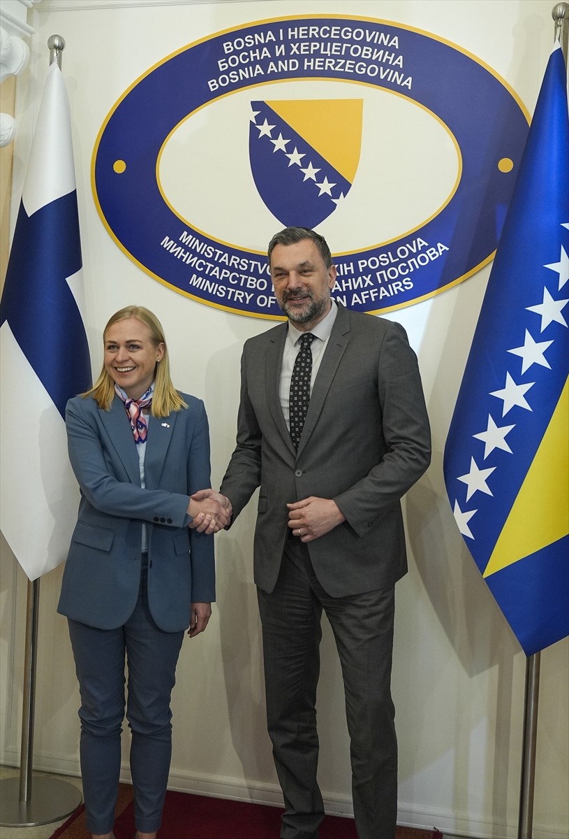 Avrupa Güvenlik ve İşbirliği Teşkilatı (AGİT) Dönem Başkanı ve Finlandiya Dışişleri Bakanı Elina...