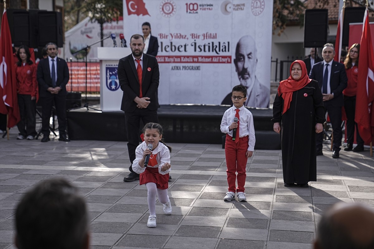 Başkentte 12 Mart İstiklal Marşı'nın Kabulü ve Mehmet Akif Ersoy'u Anma Günü dolayısıyla Taceddin...