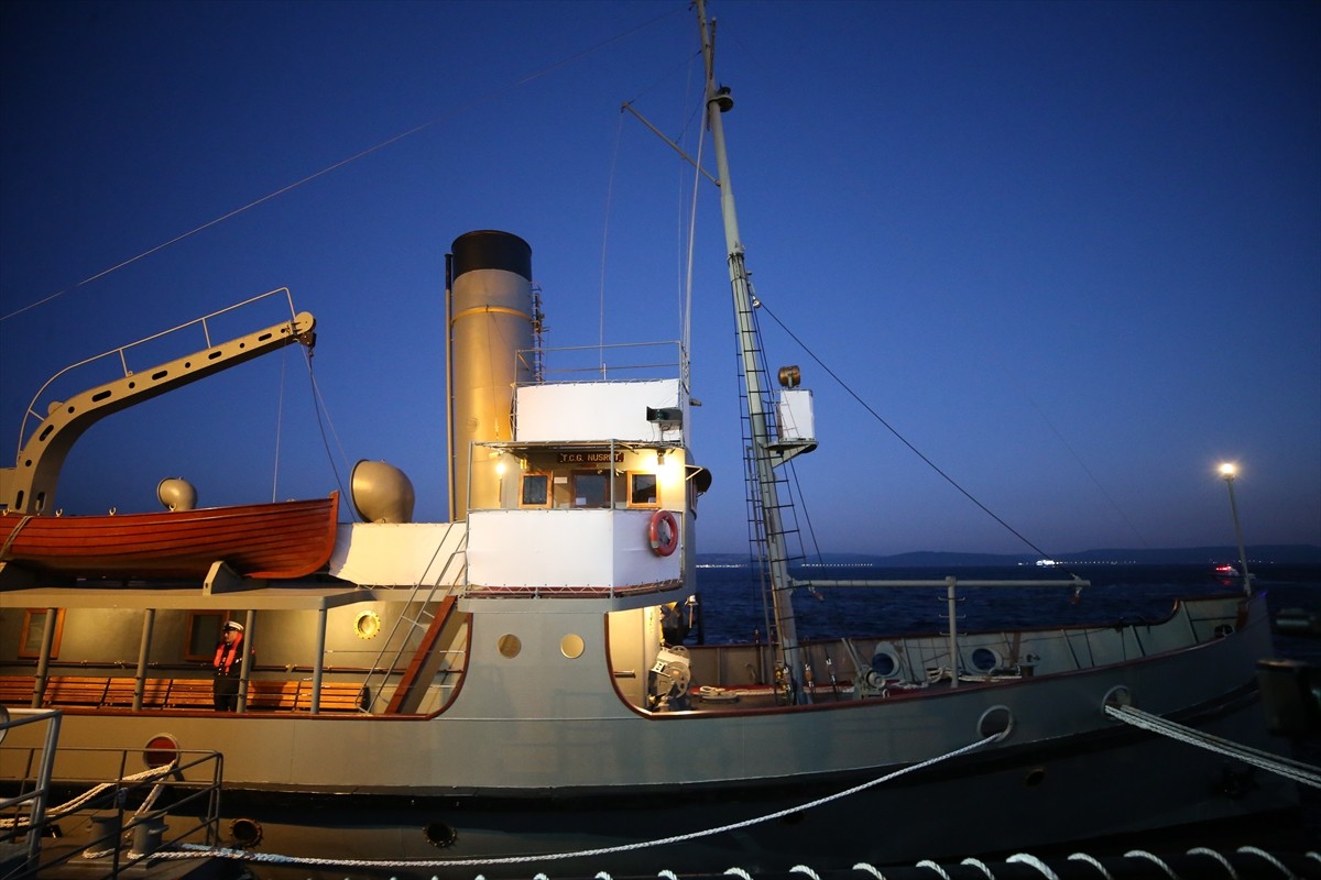 Çanakkale Deniz Savaşları'nın kazanılmasında büyük payı bulunan "Nusret Mayın Gemisi"nin, 8 Mart...