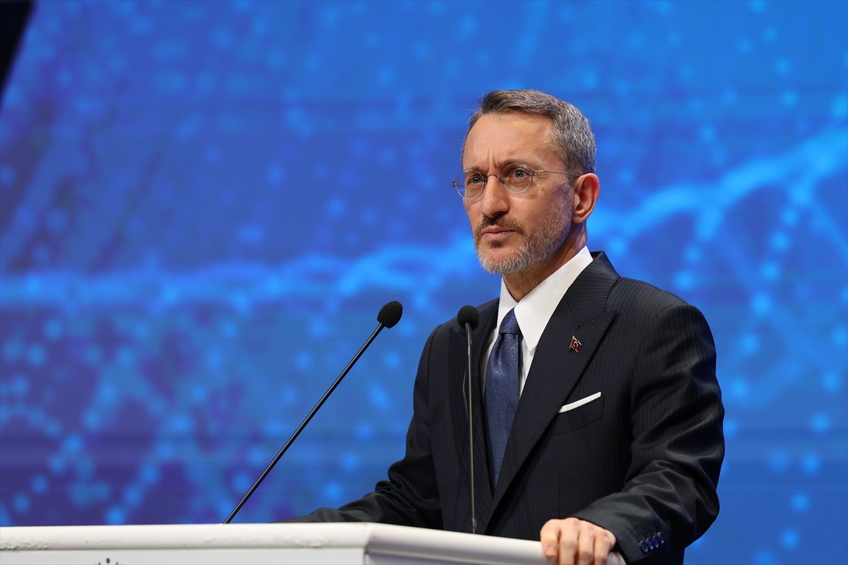 Cumhurbaşkanlığı İletişim Başkanı Fahrettin Altun, İletişim Başkanlığında düzenlenen 21. Yüzyılda...