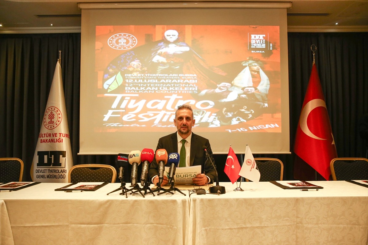 Devlet Tiyatrolarının (DT) 12. Uluslararası Balkan Ülkeleri Tiyatro Festivali'nin Bursa'da 7-16...