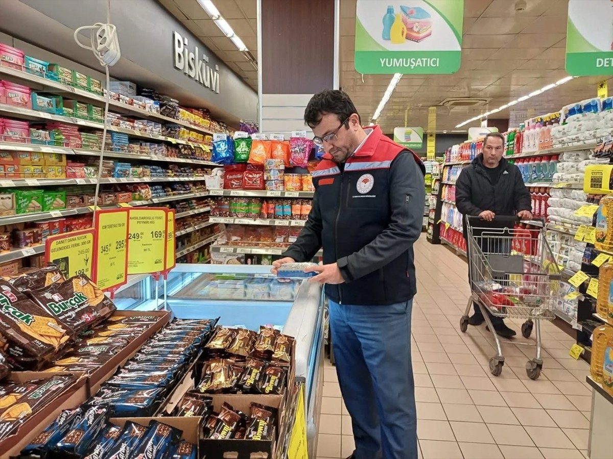 Edirne, Kırklareli ve Tekirdağ'da Tarım ve Orman Müdürlüğü ekipleri, fırın, pastane ve marketlerde...