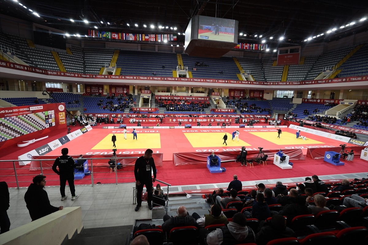 Gürcistan'ın başkenti Tiflis'te Türkiye Judo Milli Takımı'nın de yer aldığı "2025 Judo Grand Slam...