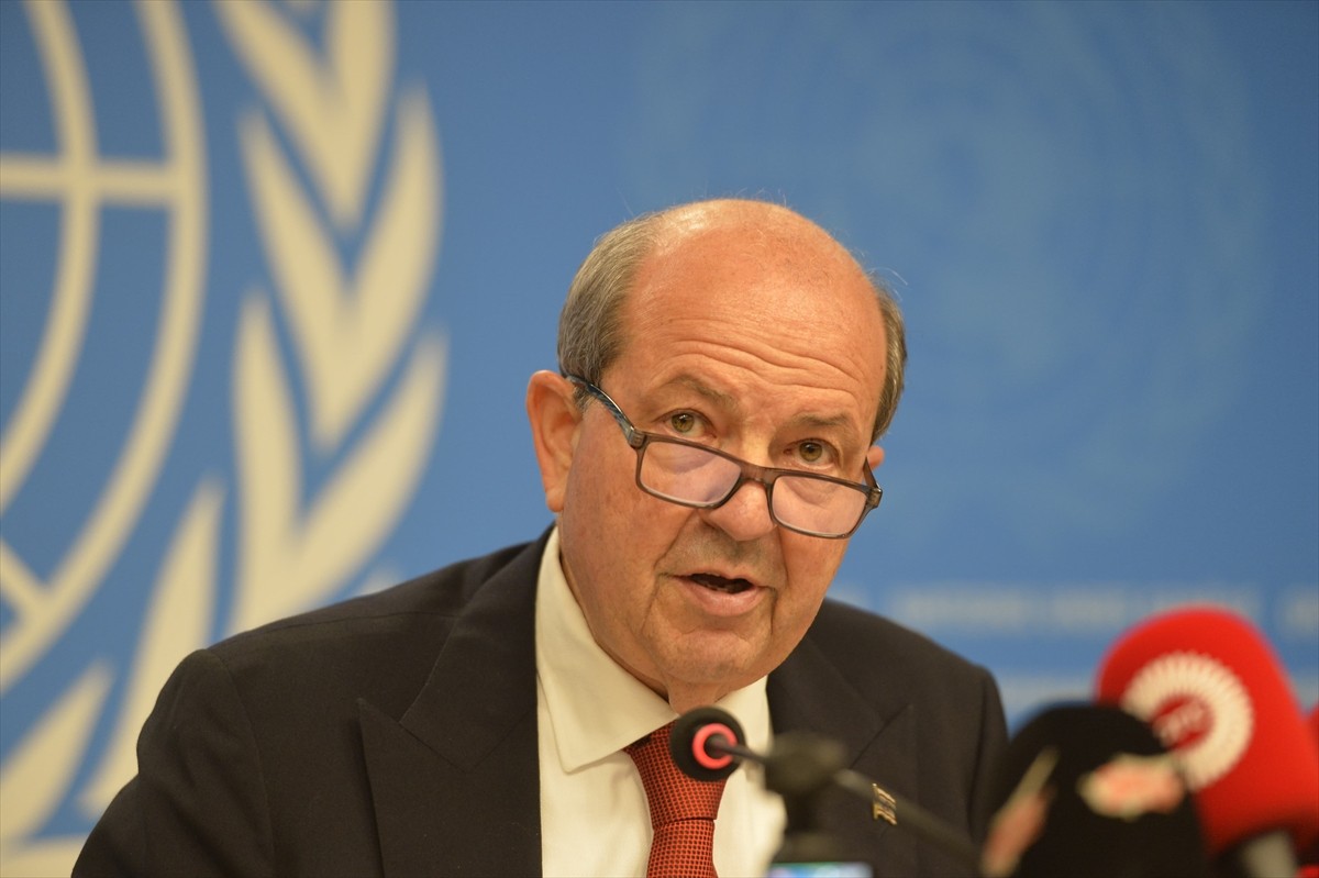 Kuzey Kıbrıs Türk Cumhuriyeti (KKTC) Cumhurbaşkanı Ersin Tatar, Birleşmiş Milletler (BM) Genel...