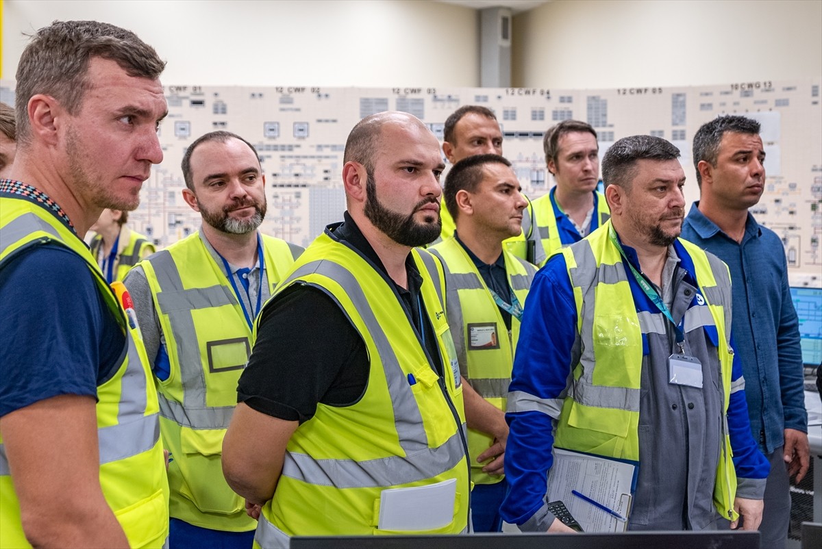 Mersin'de yapımı devam eden Akkuyu Nükleer Güç Santrali'nde (NGS), 1. güç ünitesinin reaktör...