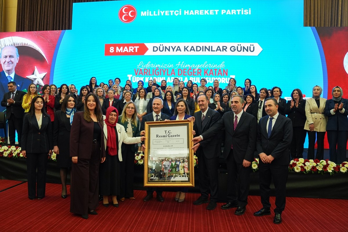 MHP, 8 Mart Dünya Kadınlar Günü dolayısıyla Genel Başkan Devlet Bahçeli'nin himayesinde, ATO...