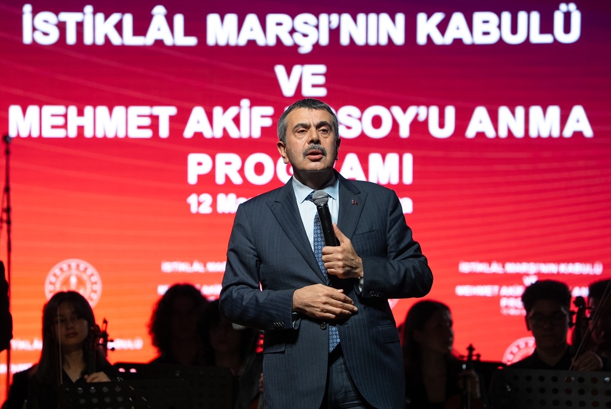 Milli Eğitim Bakanı Yusuf Tekin, CSO Ada Ankara Tarihi Salon'da Milli Eğitim Bakanlığınca...