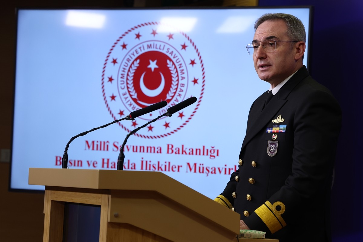 Milli Savunma Bakanlığı (MSB) Basın-Halkla İlişkiler Müşaviri ve Bakanlık Sözcüsü Tuğamiral Zeki...