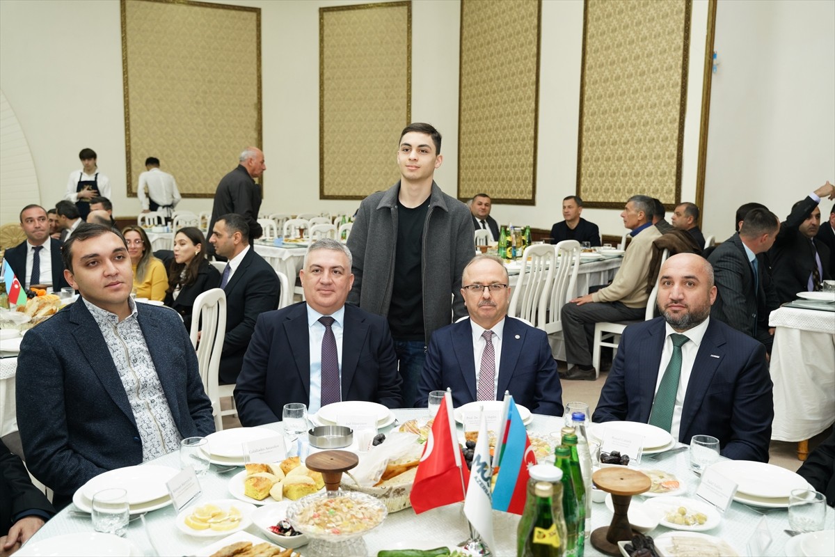 Müstakil Sanayici ve İşadamları Derneğinin (MÜSİAD) Azerbaycan Şubesi, Şabran ilinde iftar...
