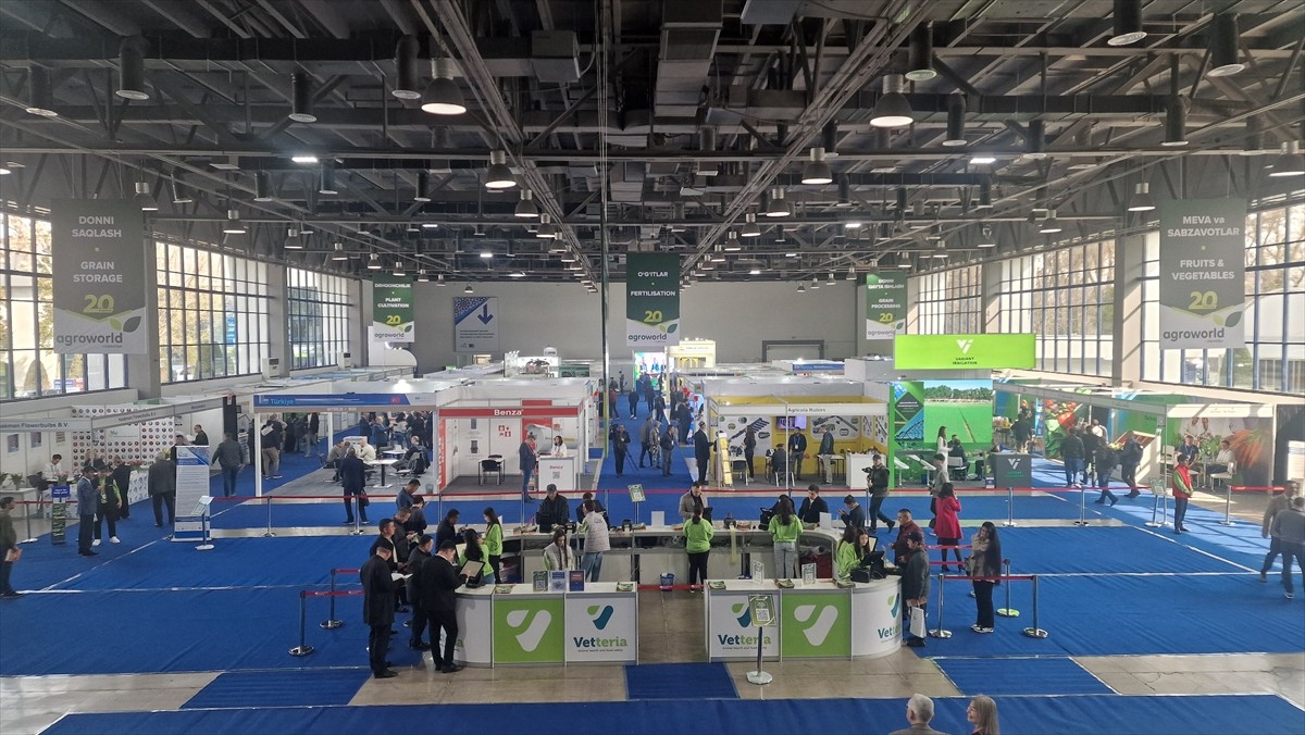 Özbekistan'ın başkenti Taşkent'te Uzagroworld-2025 20. Uluslararası Tarım Fuarı başladı....